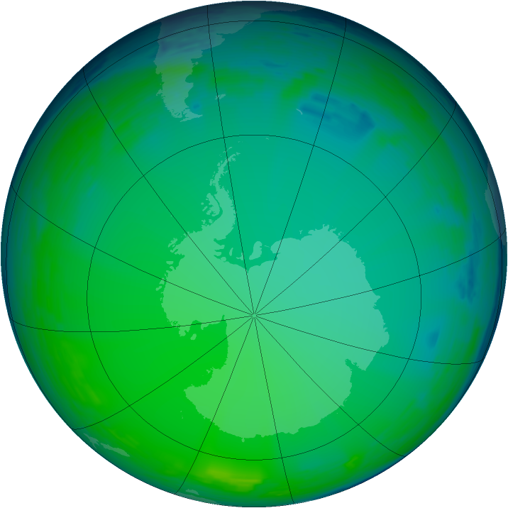 Ozone Map 1993-07-19